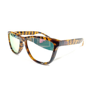 WearMe Pro 56-18-140 1014 TRTPNK Splatter Brown Reflective Lens Sunglasses